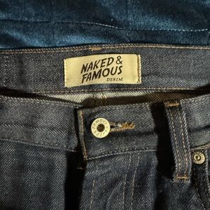 Lightly Used Naked and Famous Super Guy “Ichiban” Selvedge Denim Size 33
